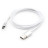 Дата кабель USB 2.0 AM to Micro 5P 1m LED silver Vinga (VCPDCMLED1S)