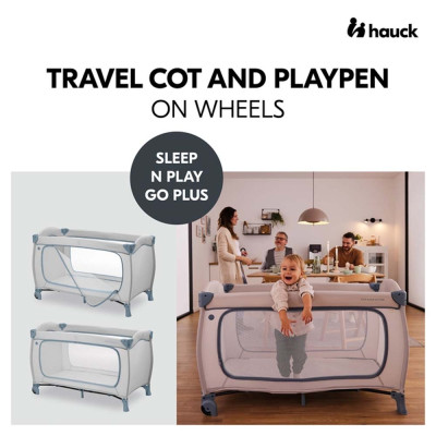 Дитячий манеж Hauck Sleep N Play Go Plus Dusty Mint (60088-7)