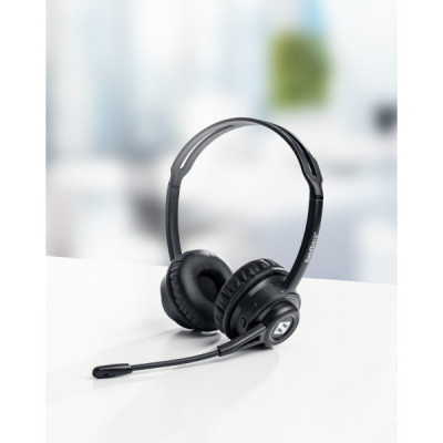 Навушники Sandberg Wireless Headset ANC+ENC Bluetooth Black (126-44)