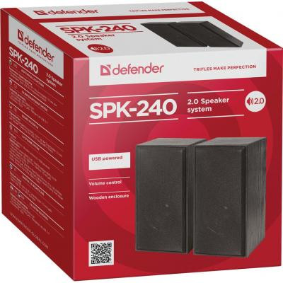 Акустична система Defender SPK 240 Black (65224)
