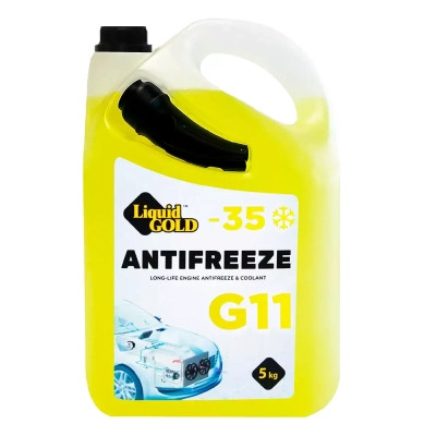 Антифриз Liquid Gold G11 -35°C Жовтий 5 л (300320)