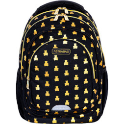 Рюкзак шкільний Astrabag AB330 GOLDEN TEDDY з золотистим ... (502024089)