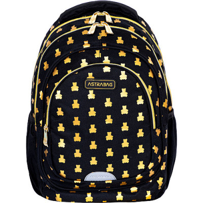 Рюкзак шкільний Astrabag AB330 GOLDEN TEDDY з золотистим ... (502024089)