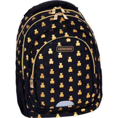 Рюкзак шкільний Astrabag AB330 GOLDEN TEDDY з золотистим ... (502024089)