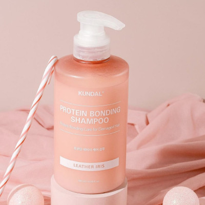 Шампунь Kundal Protein Bonding Shampoo Leather Iris 500 мл (8809809429010)
