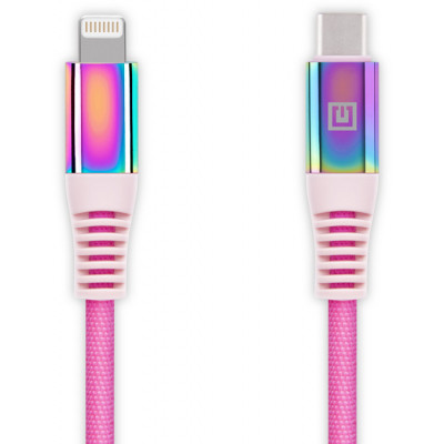 Дата кабель USB-C to Lightning 1.0m MFI Rainbow REAL-EL (EL123500054)