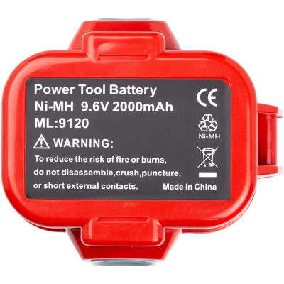 Акумулятор до електроінструменту PowerPlant для MAKITA 9.6V 2.0Ah Ni-MH (192019-4) (TB920921)