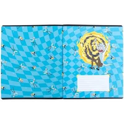 Зошит Kite Rick and Morty 24 аркушів, лінія (RM24-239)
