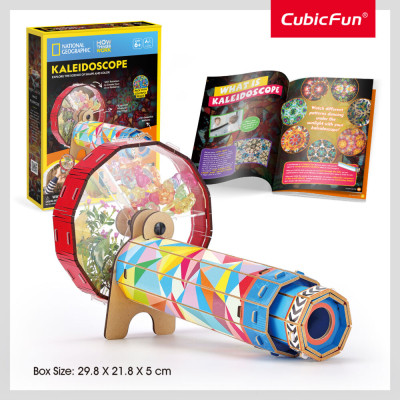 Пазл Cubic Fun Набір для моделювання STEM Калейдоскоп (DS1090h)
