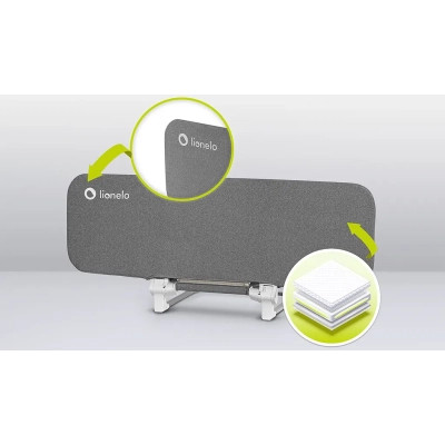 Захисний бар&#039;єр для дітей Lionelo LORA GREY STONE (LO-LORA GREY STONE)