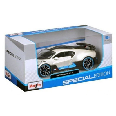 Машина Maisto Bugatti Divo білий 1:24 (31526 met. white)