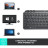 Клавіатура Logitech MX Keys Mini Wireless Illuminated UA Graphite (920-010498)