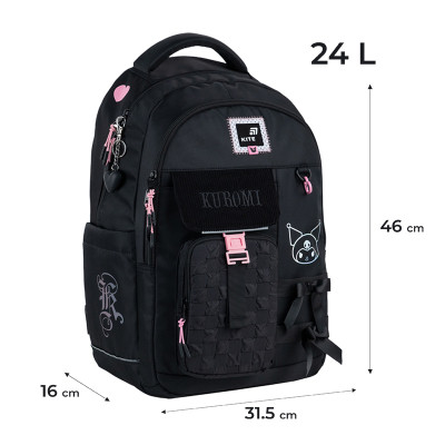 Рюкзак шкільний Kite Education teens 2597L Kuromi (HK25-2597L)