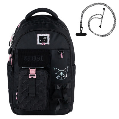 Рюкзак шкільний Kite Education teens 2597L Kuromi (HK25-2597L)