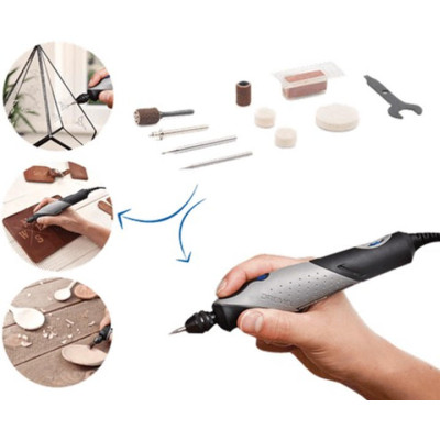 Гравер Dremel Stylo+ 2050-15 9W, 5000-22000об/хв, 15 насадок. 16см (F.013.205.0JM)