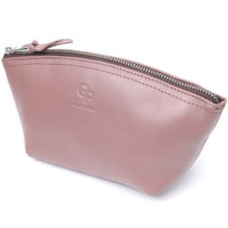 Косметичка Grande Pelle Шкіряна Пудрова (16793)