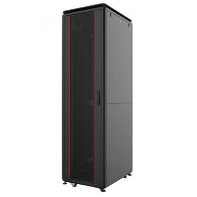 Шафа напольна Mirsan GTV 19&quot; 42U 600x600, RAL 9005 (MR.GTV42U66DE.01)