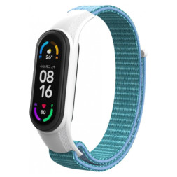 Ремінець до фітнес браслета Armorstandart нейлоновий для Xiaomi Mi Band 7/6/5/4 Light Blue (ARM69066)