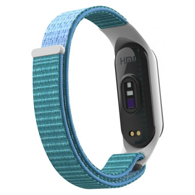 Ремінець до фітнес браслета Armorstandart нейлоновий для Xiaomi Mi Band 7/6/5/4 Light Blue (ARM69066)