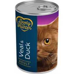 Консерви для котів Lovely Hunter Adult Veal&amp;Duck 400 г (LHU45350)