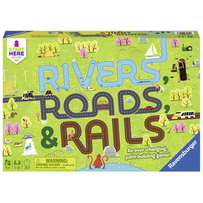 Настільна гра Ravensburger Річки, дороги та рейки (Rivers, Roads&amp;Rails) (22053)