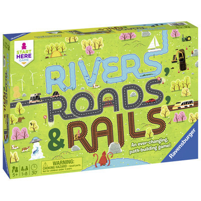 Настільна гра Ravensburger Річки, дороги та рейки (Rivers, Roads&amp;Rails) (22053)