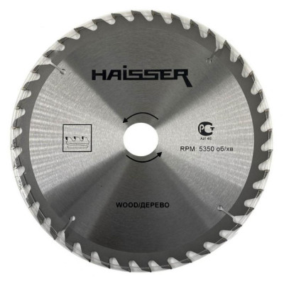 Диск пильний HAISSER по дереву - 255x32 60 зуб. (118494)