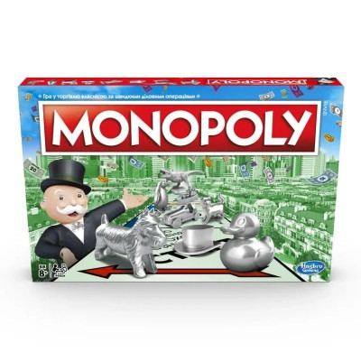 Настільна гра Hasbro Класична Монополія українська версія (C1009)