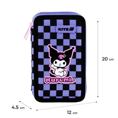 Пенал Kite 623 Kuromi, 2 відділення (HK25-623)