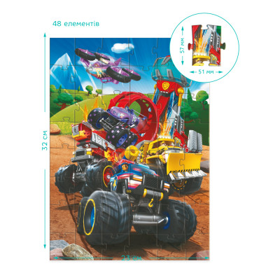 Пазл DoDo на 48 елементів Paw Patrol. Rescue Wheels (200524)