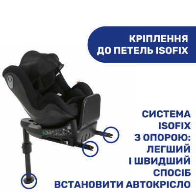 Автокрісло Chicco Seat2Fit Air I-Size Чорне (79691.72)