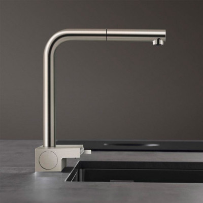 Змішувач Hansgrohe Aquno Select M81 , 21 см, сталь (73836800)