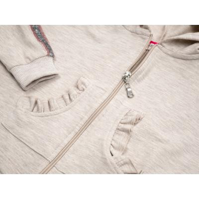 Кофта дитяча Breeze на блискавці з капюшоном (14690-92G-beige)