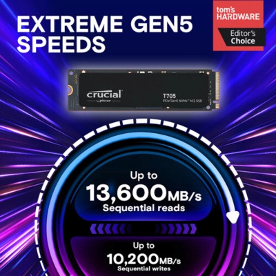 Накопичувач SSD M.2 2280 4TB T705 Micron (CT4000T705SSD3)