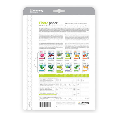 Фотопапір ColorWay A4 115г glossy 50л (PGS1158050A4)
