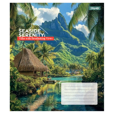 Зошит 1 вересня Seaside Serenity А5 60 аркушів клітинка (768038)