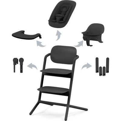 Стілець для годування Cybex Lemo 4в1 Stunning Black (521003207)
