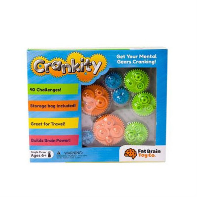 Ігровий набір Fat Brain Toys Різнокольорові Шестерінки Crankity (F140ML)