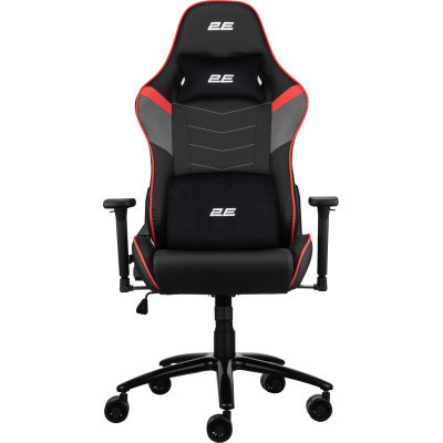 Крісло ігрове 2E Gaming Bushido II Black/Red (2E-GC-BUS-BKRD)