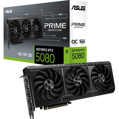 Відеокарта ASUS GeForce RTX5080 16GB PRIME OC (PRIME-RTX5080-O16G)