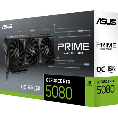 Відеокарта ASUS GeForce RTX5080 16GB PRIME OC (PRIME-RTX5080-O16G)
