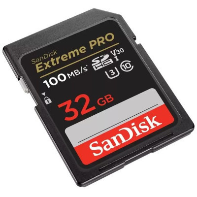 Карта пам&#039;яті SanDisk 32GB SD class 10 UHS-I U3 V30 Extreme PRO (SDSDXXO-032G-GN4IN)