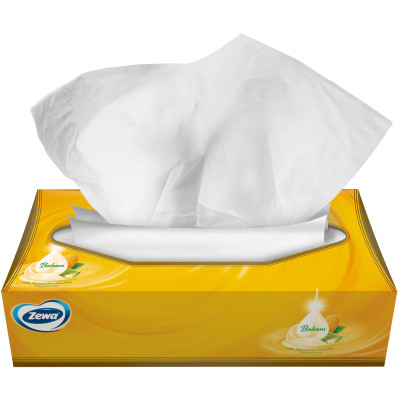 Серветки косметичні Zewa Softis Soft &amp; Sensitive 80 шт. (7322540926279)