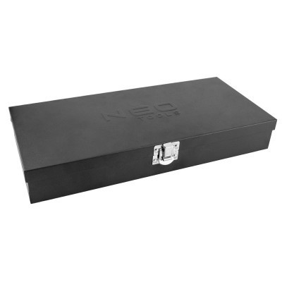Набір інструментів Neo Tools 63шт, 1/4&quot;, CrV, металевий кейс (10-008)