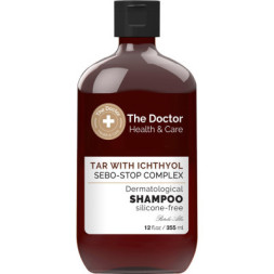 Шампунь The Doctor Health &amp; Care Tar With Ichthyol + Sebo-Stop Complex Дьогтьовий з іхтіолом 355 мл (8588006041750)
