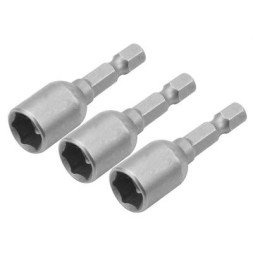Головка магнітна Tolsen 10 мм 1/4&quot;х48 мм 3 шт (77825)