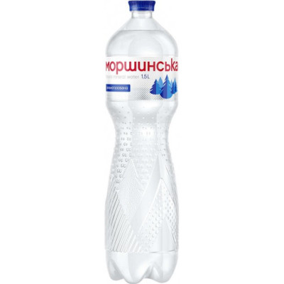 Мінеральна вода Моршинська 1.5 газ пет (4820017000055)