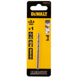 Свердло DeWALT по металу Black &amp; Gold, HSS-G, 3.5 х 70 х 39 мм (DT20516)