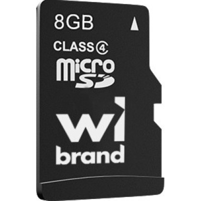 Карта пам&#039;яті Wibrand 8GB mictoSD class 4 (WICDC4/8GB)