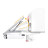 Парта Mealux Edmonton Multicolor Pink з полицею (BD-610 W/МС + PN с полкой)